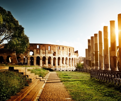 Fondo de pantalla Rome - Amphitheater Colosseum 480x400