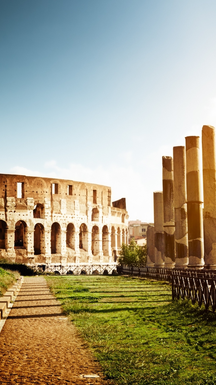 Обои Rome - Amphitheater Colosseum 750x1334