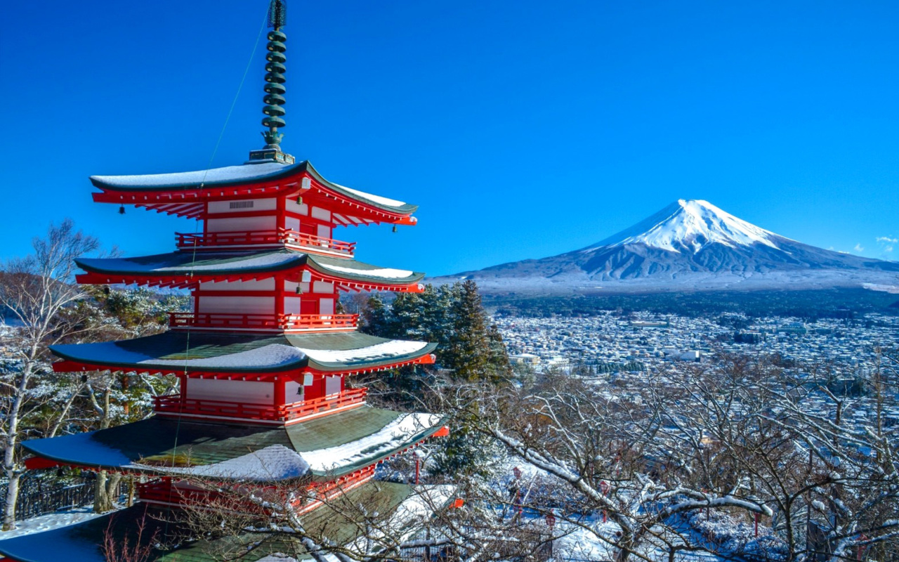 Das Fuji Mountain Wallpaper 1280x800