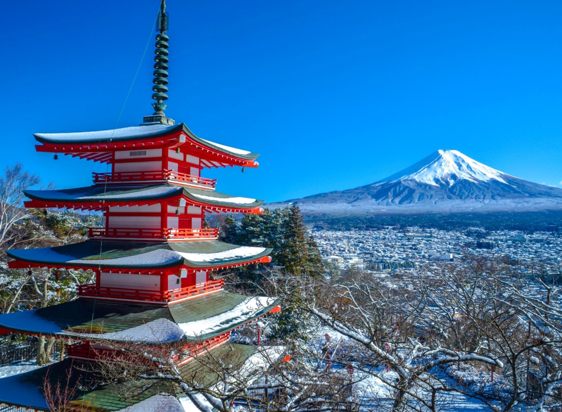 Fondo de pantalla Fuji Mountain 1920x1408