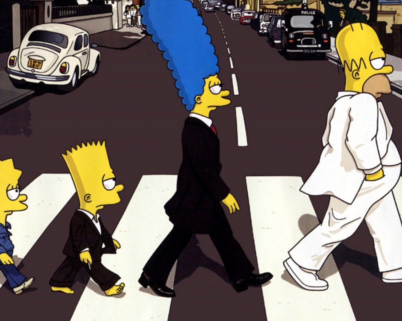 Das Simpsons Wallpaper 1280x1024