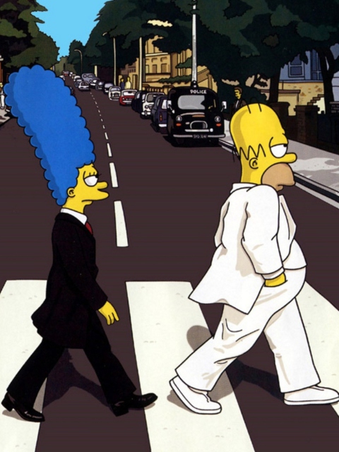 Fondo de pantalla Simpsons 480x640