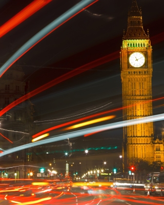 Free Night Big Ben Picture for 240x320