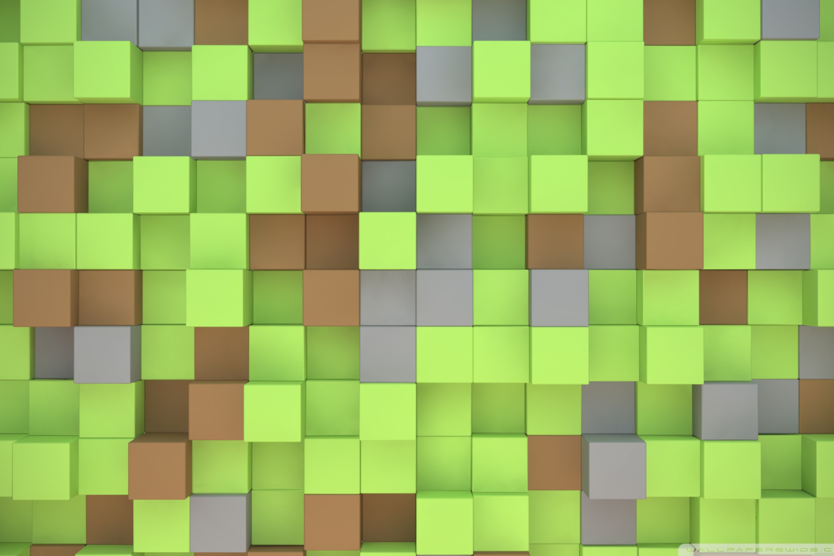 Das Minecraft Cubes Wallpaper 2880x1920