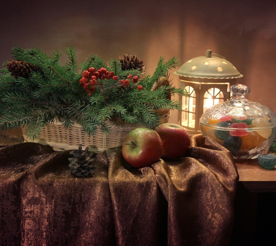 Winter Still Life wallpaper 960x854