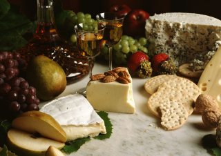 Wine And Cheeses Background for Android, iPhone and iPad