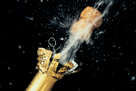 Fondo de pantalla Champagne Cork 480x320