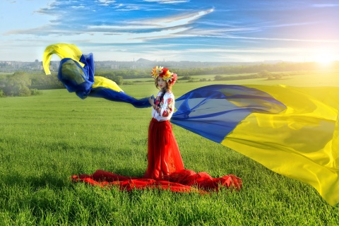 Fondo de pantalla Ukrainian style 480x320