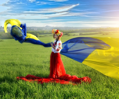Fondo de pantalla Ukrainian style 480x400