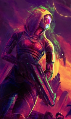 Das Mass Effect Wallpaper 240x400