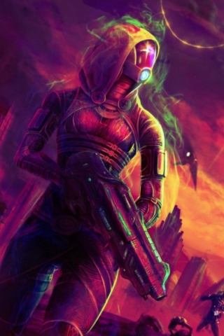 Sfondi Mass Effect 320x480