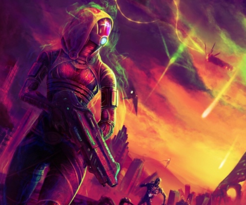 Das Mass Effect Wallpaper 480x400