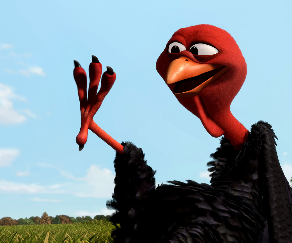 Reggie Turkey in Free Birds screenshot #1 960x800