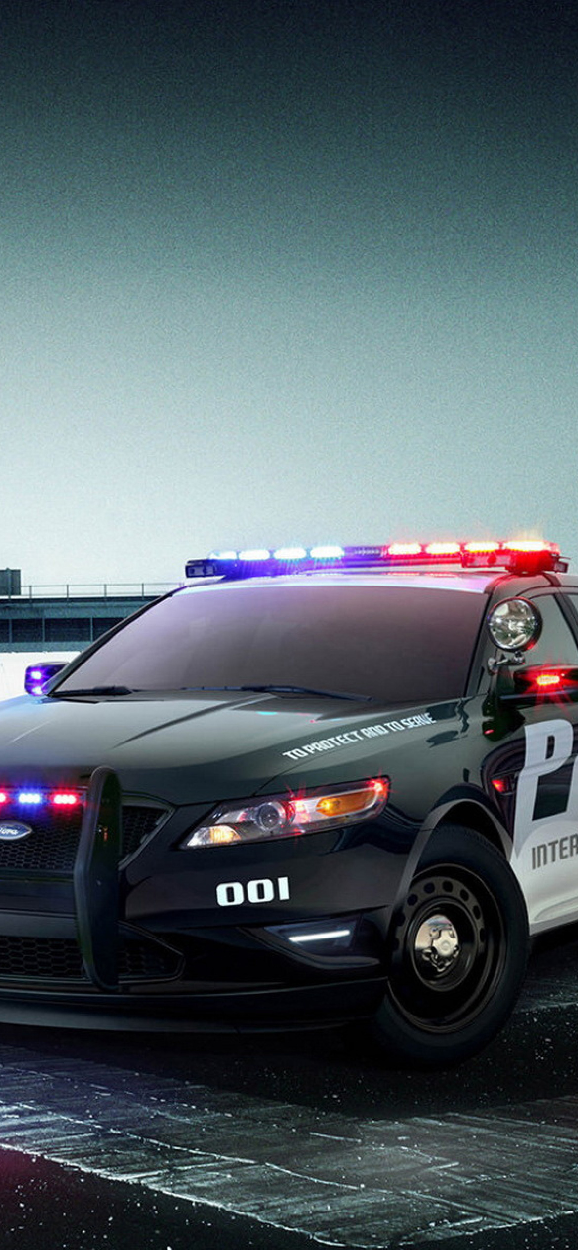 Das Ford Police Interceptor 2016 Wallpaper 1170x2532