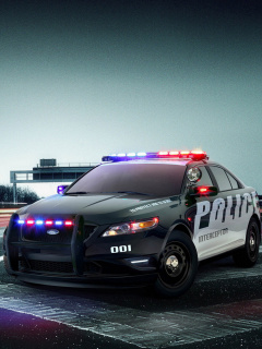 Das Ford Police Interceptor 2016 Wallpaper 240x320