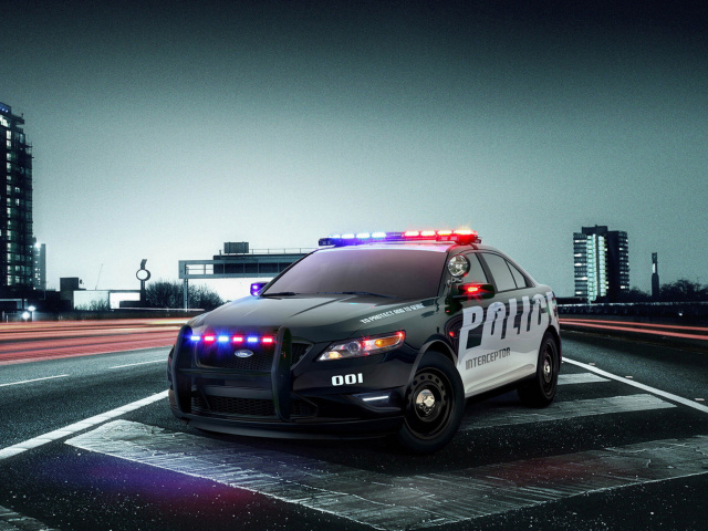 Обои Ford Police Interceptor 2016 640x480