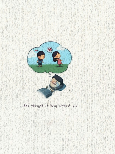 Love Is The Thought Of Living Without You screenshot #1 480x640