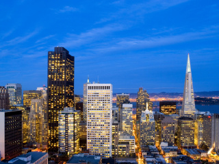 Fondo de pantalla San Francisco Skyline 320x240