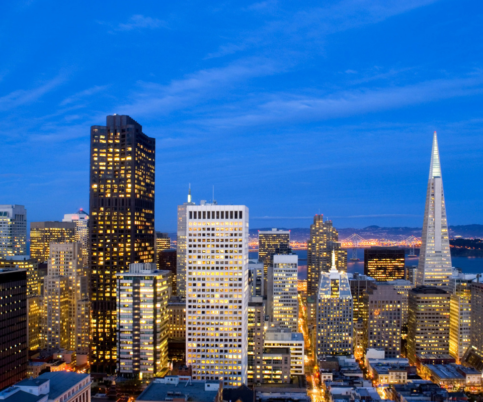 Das San Francisco Skyline Wallpaper 960x800