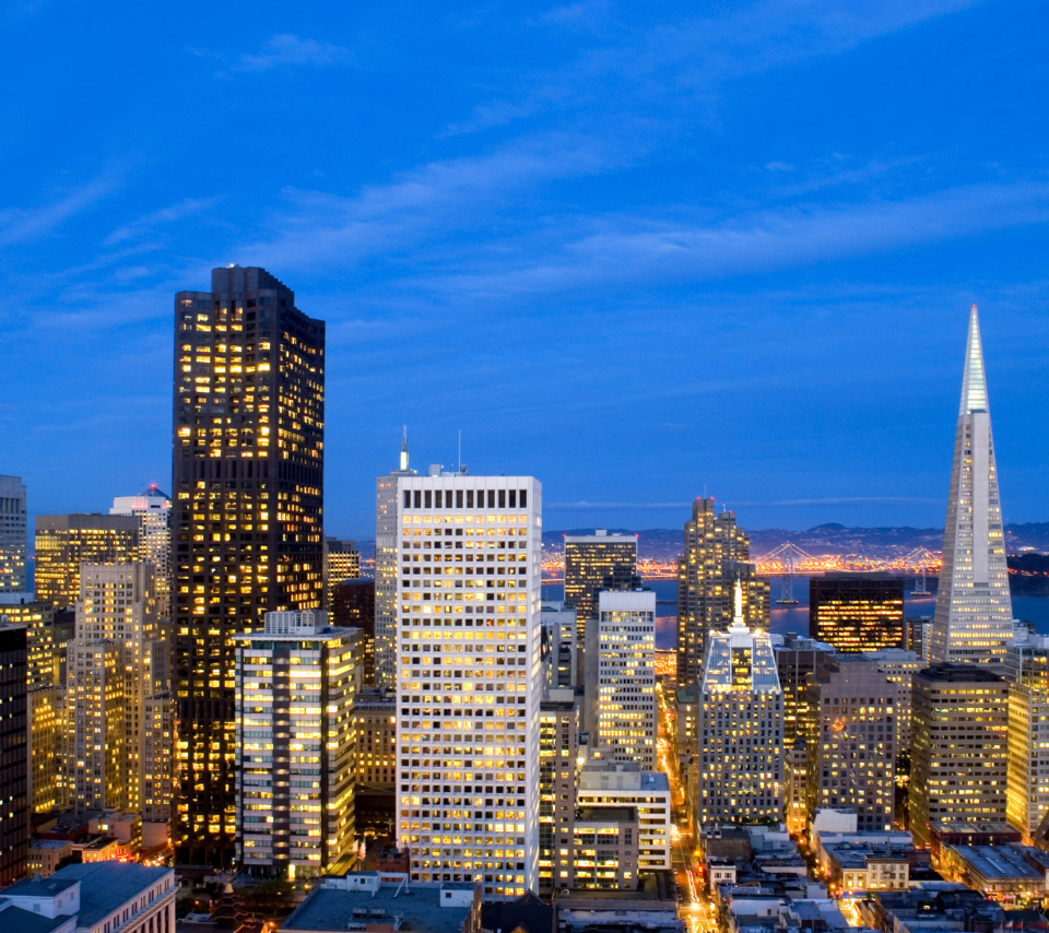 Das San Francisco Skyline Wallpaper 960x854