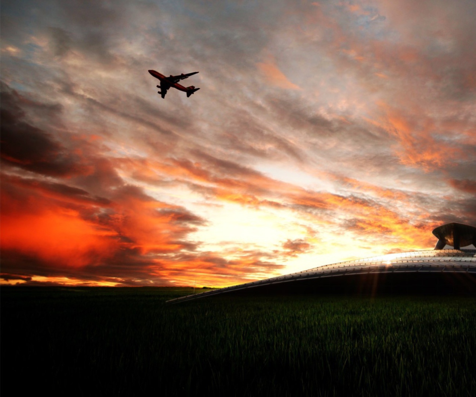 New Zealand Flight wallpaper 960x800