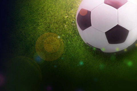 Das Soccer Ball Wallpaper 480x320