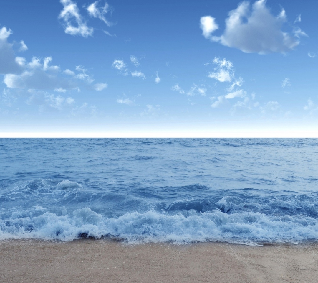 Blue Sea wallpaper 1080x960