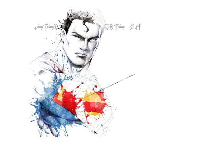 Das Superman Wallpaper 640x480