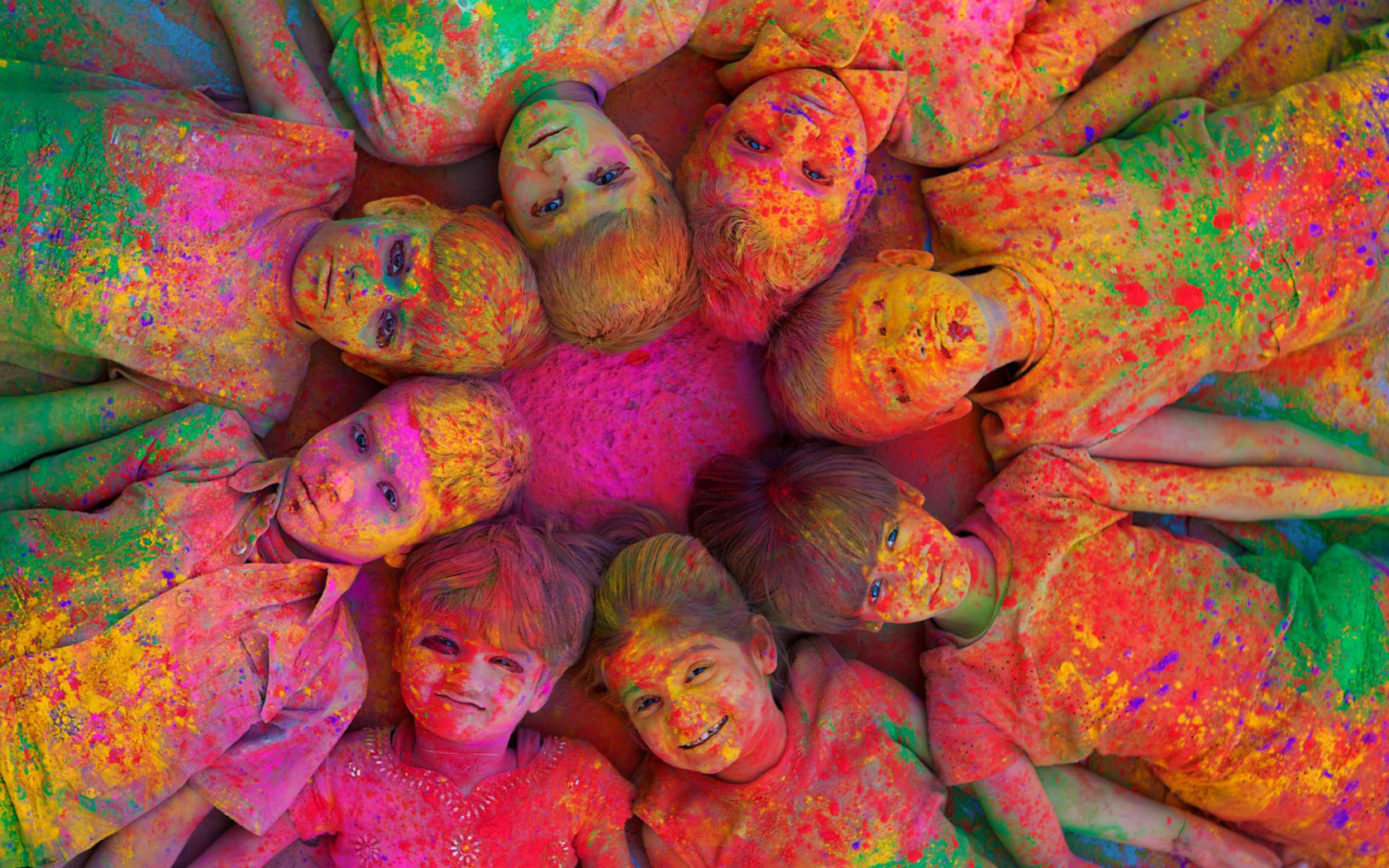 Screenshot №1 pro téma Indian Holi Festival 1680x1050