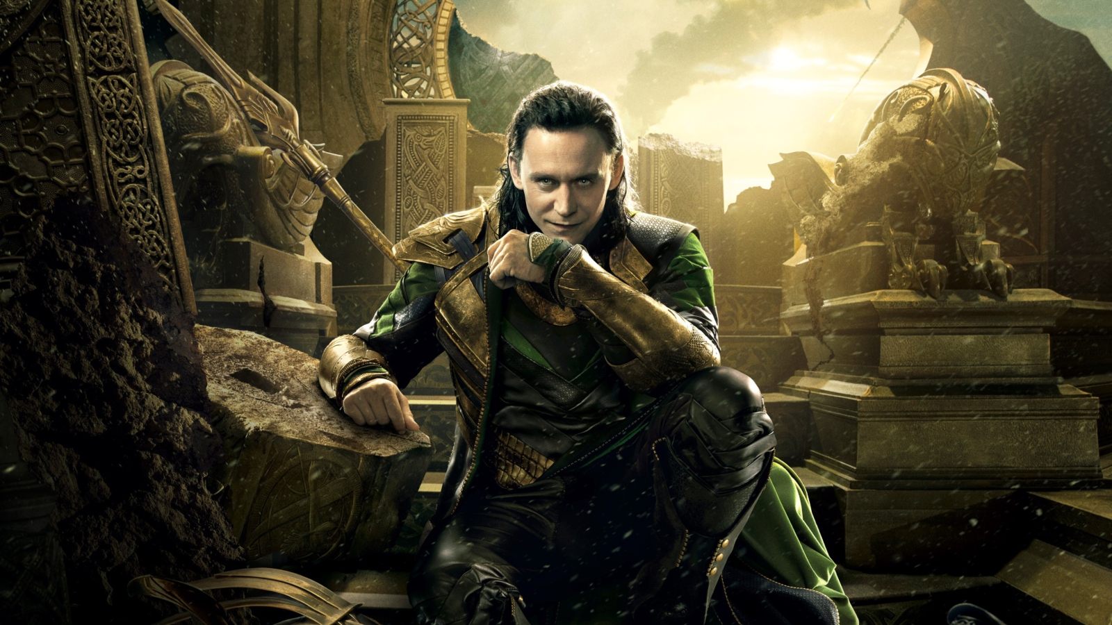 Обои Loki In Thor 2 1600x900