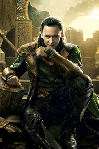 Das Loki In Thor 2 Wallpaper 320x480