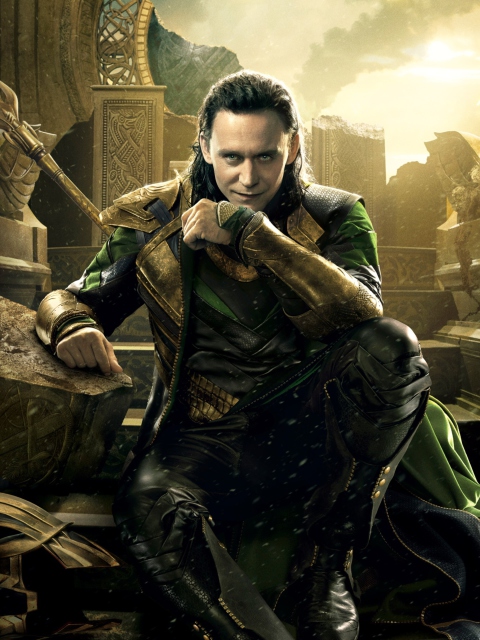 Loki In Thor 2 wallpaper 480x640