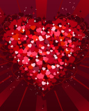 Das Valentine Heart Wallpaper 128x160