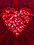 Das Valentine Heart Wallpaper 132x176