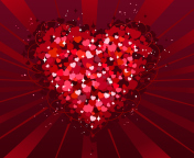 Das Valentine Heart Wallpaper 176x144
