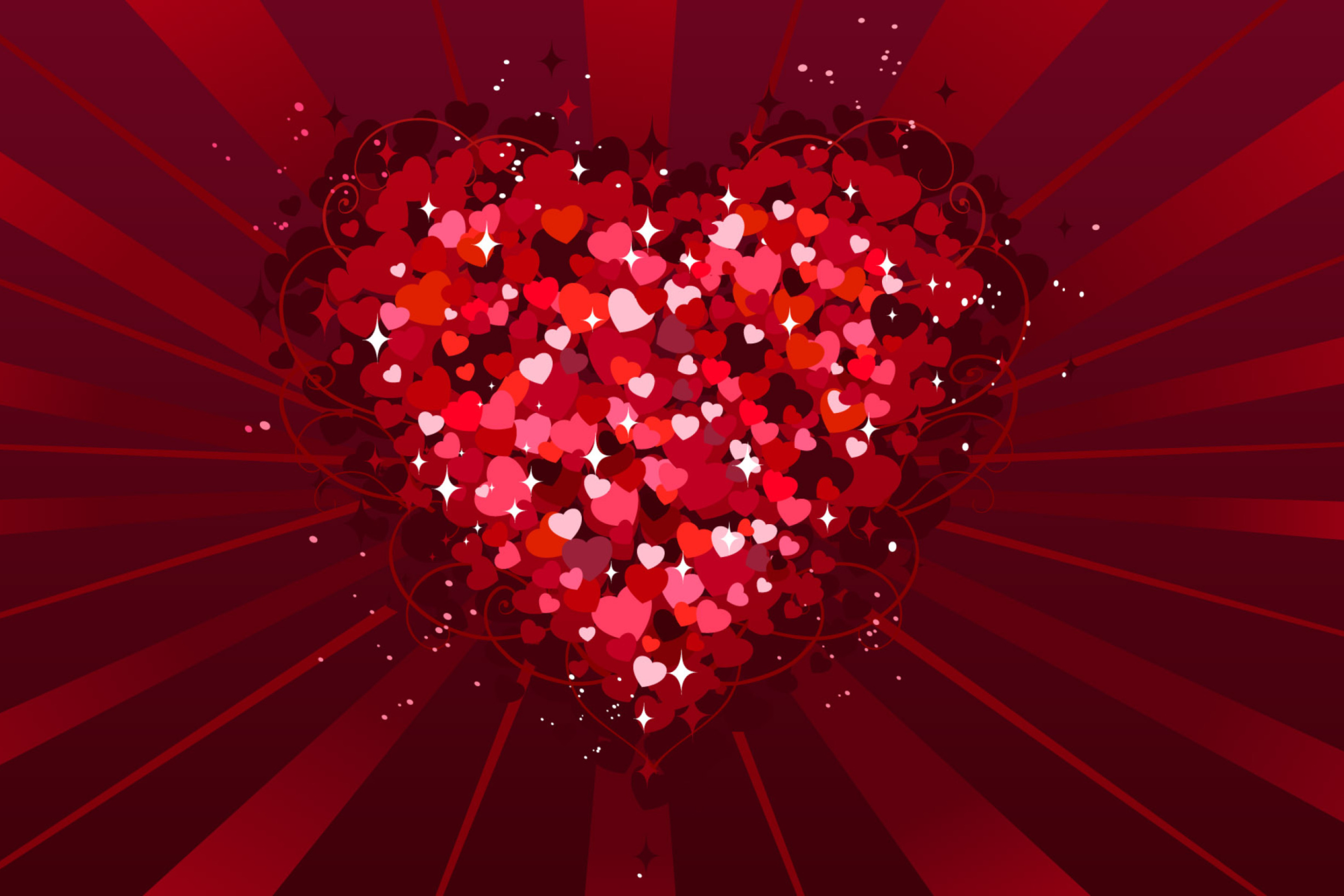 Fondo de pantalla Valentine Heart 2880x1920