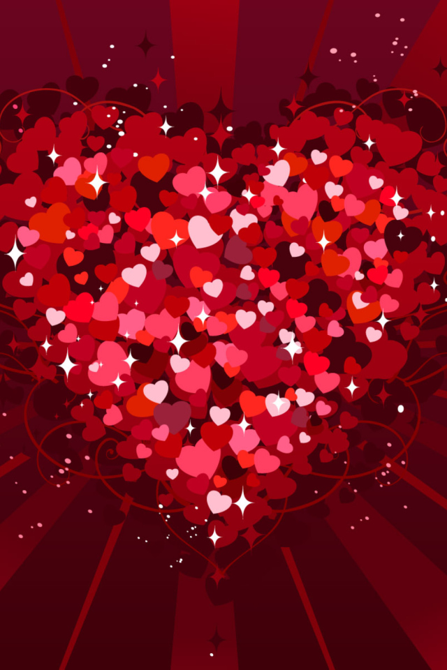 Sfondi Valentine Heart 640x960