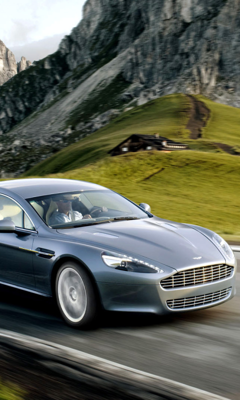 Das Aston Martin Rapide Wallpaper 480x800