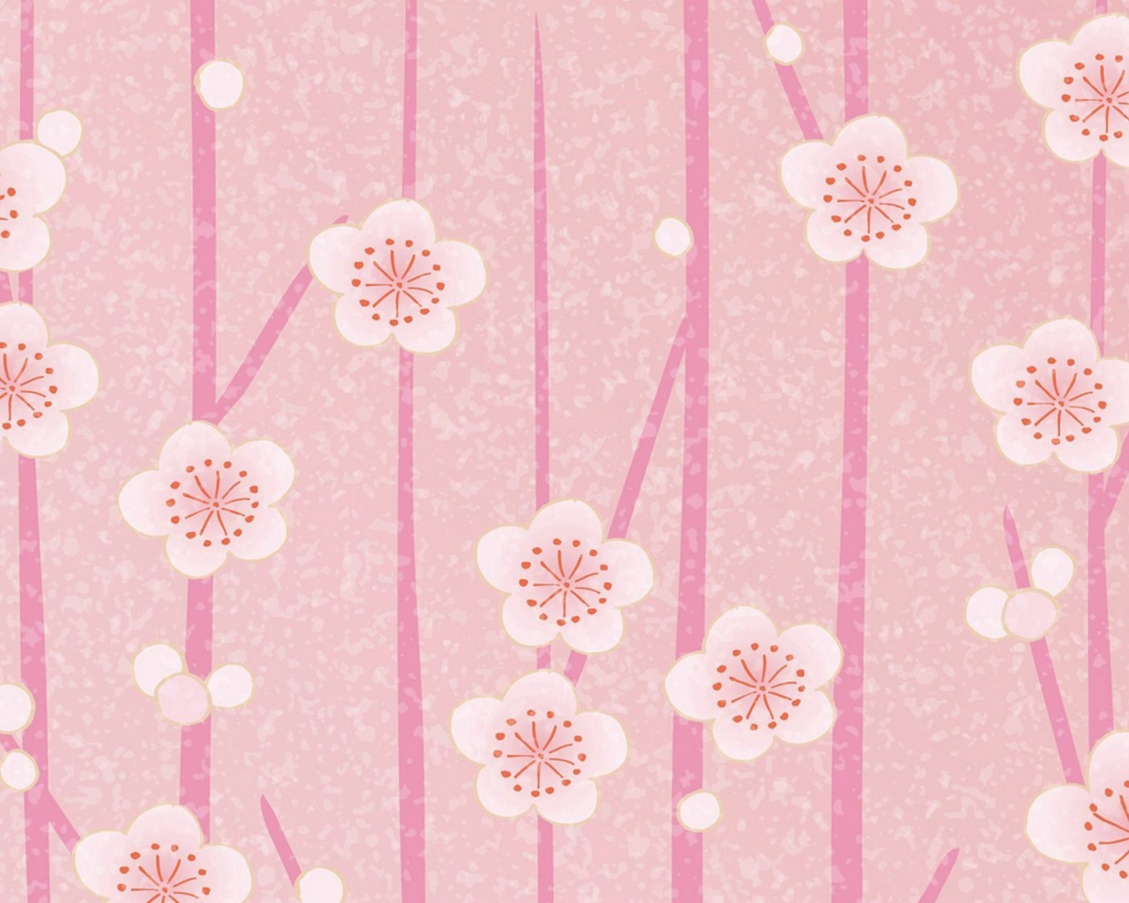 Das Pink Flowers Wallpaper Wallpaper 1600x1280