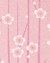 Обои Pink Flowers Wallpaper 176x220