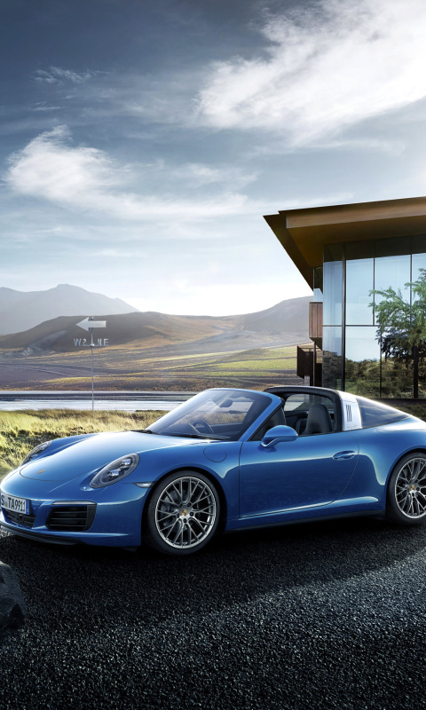 Sfondi Porsche 911 Targa 4 GTS 480x800