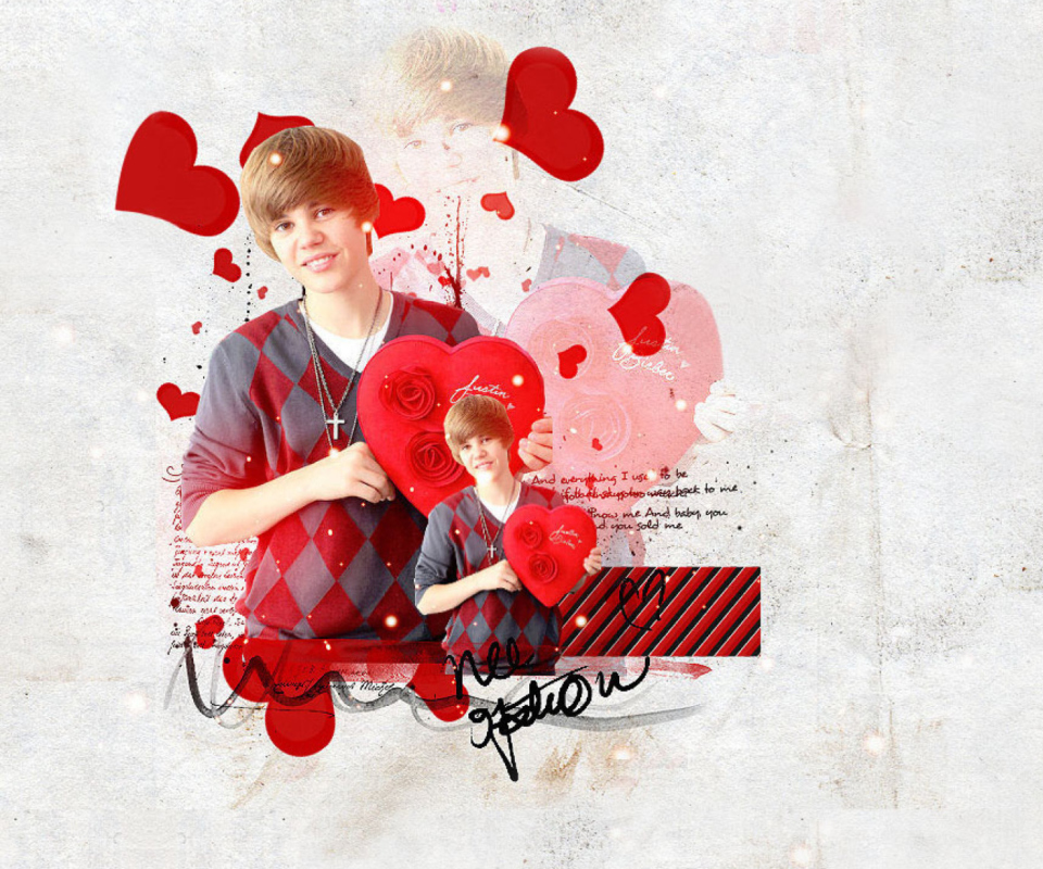 Обои Justin Bieber 960x800