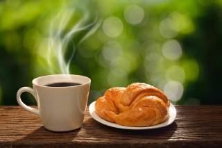 Morning coffee - Obrázkek zdarma pro 320x240