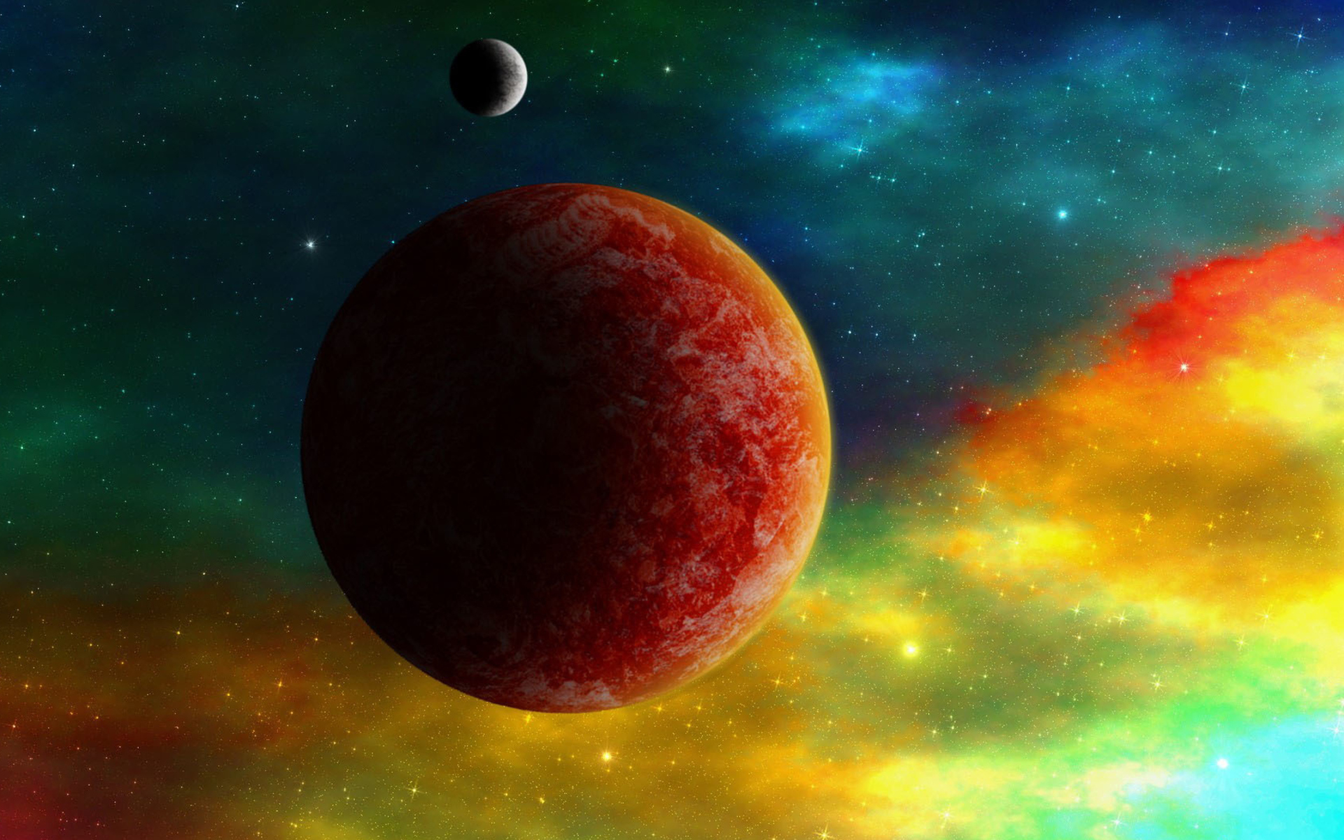 Colorful Space wallpaper 1920x1200