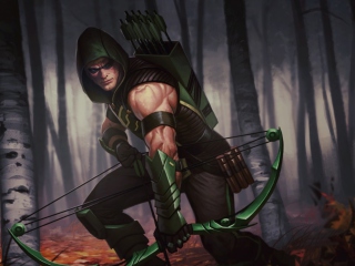 Das Green Arrow Wallpaper 320x240
