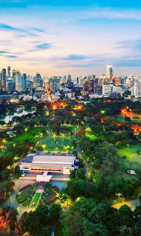 Beautiful Bangkok City wallpaper 480x800