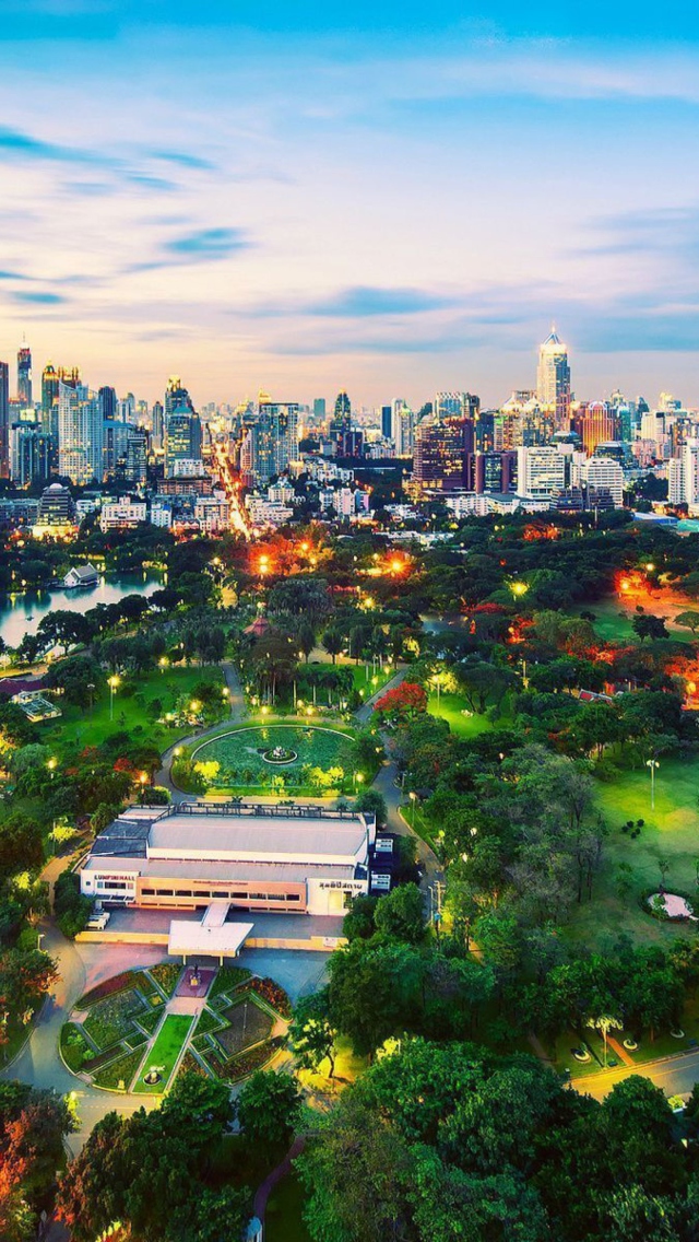 Beautiful Bangkok City wallpaper 640x1136