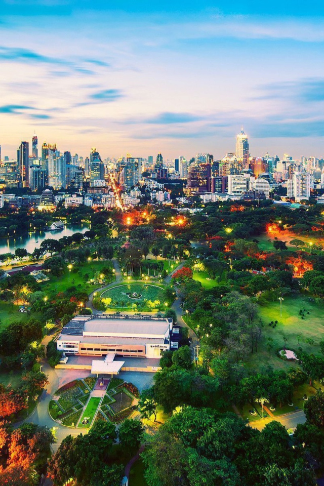 Das Beautiful Bangkok City Wallpaper 640x960