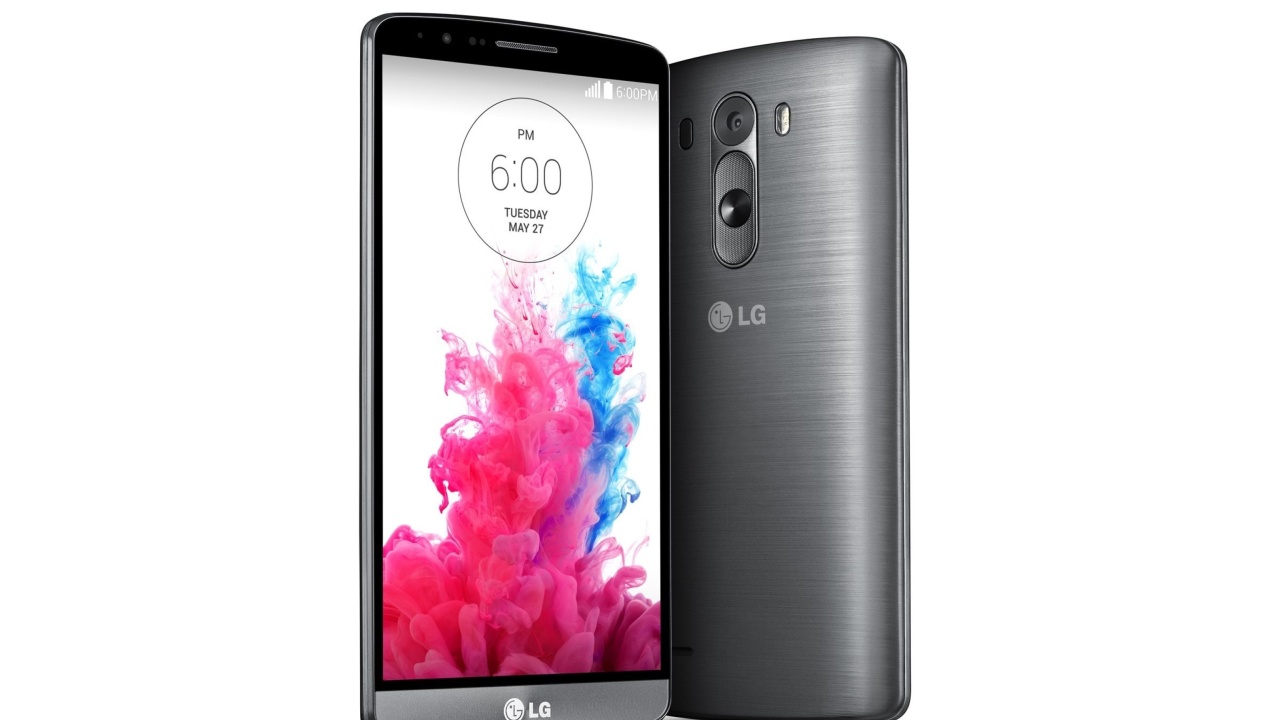 Das LG G3 Black Titanium Wallpaper 1280x720