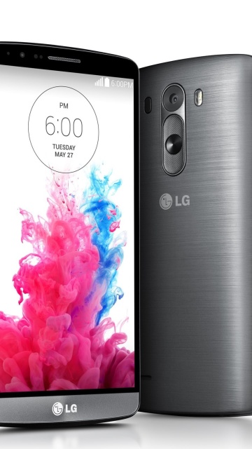 Das LG G3 Black Titanium Wallpaper 360x640